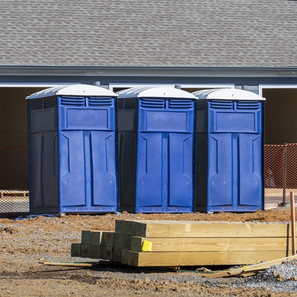 what is the expected delivery and pickup timeframe for the porta potties in Gold Canyon AZ